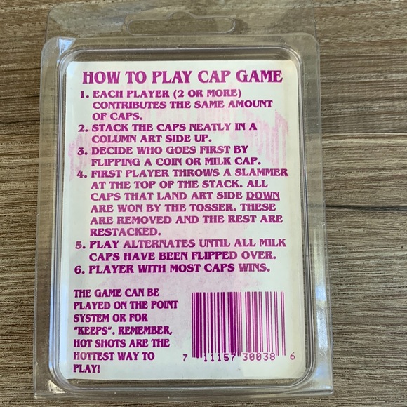 Vintage Hot Shots Throw Down Cap Metal Slammer Pog Pogs 90s rare halographic - Picture 3 of 5